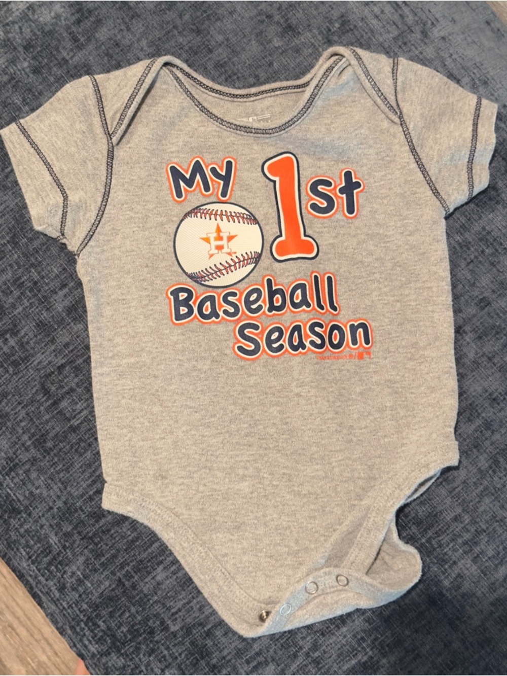 Houston Astros Baby Onesie